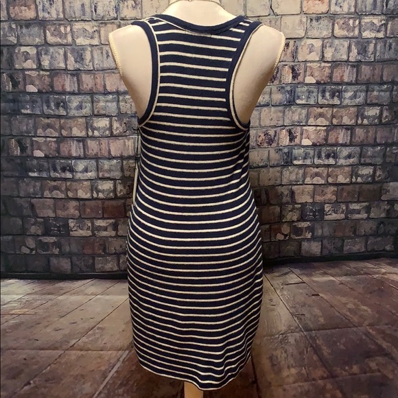 HYE PARK and LUNE SIZE 3 Rachel Dress Navy/White - Picture 5 of 8